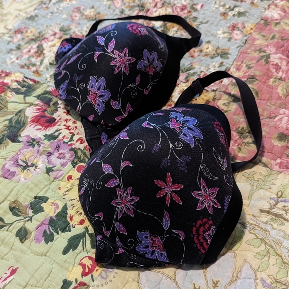 Maidenform Comfort Devotion 38B Floral padded Bra - Picture 3 of 6